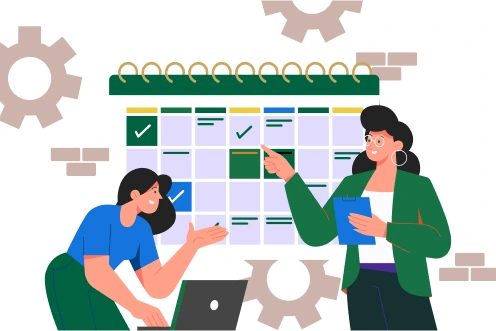 Schedule demo illustration
