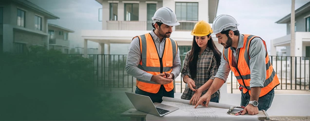 construction teams background
