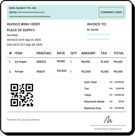 Professional Invoice Software