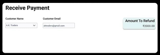 Refund management
